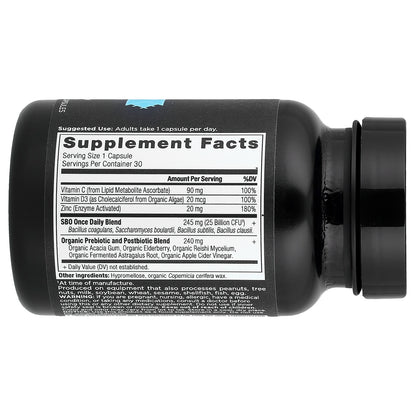 Ancient Nutrition, SBO Probiotics, Once Daily, Immune, 25 Billion CFU, 30 Capsules