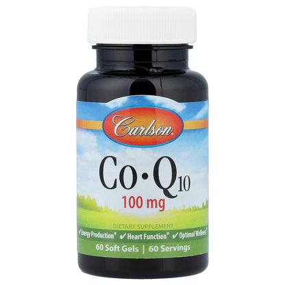 Carlson, CoQ10, 100 mg, 60 Soft Gels