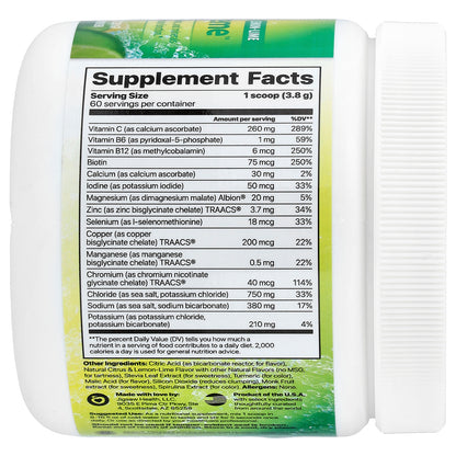 Jigsaw Health, Electrolyte Supreme™, Lemon-Lime, 12.5 oz (354 g)