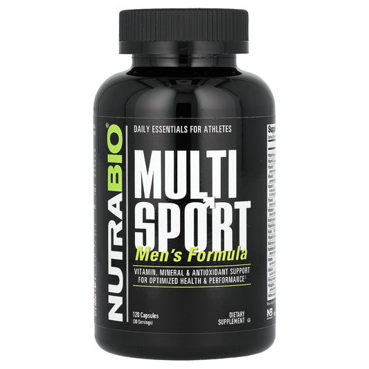 NutraBio, MultiSport Men's Formula, 120 Capsules