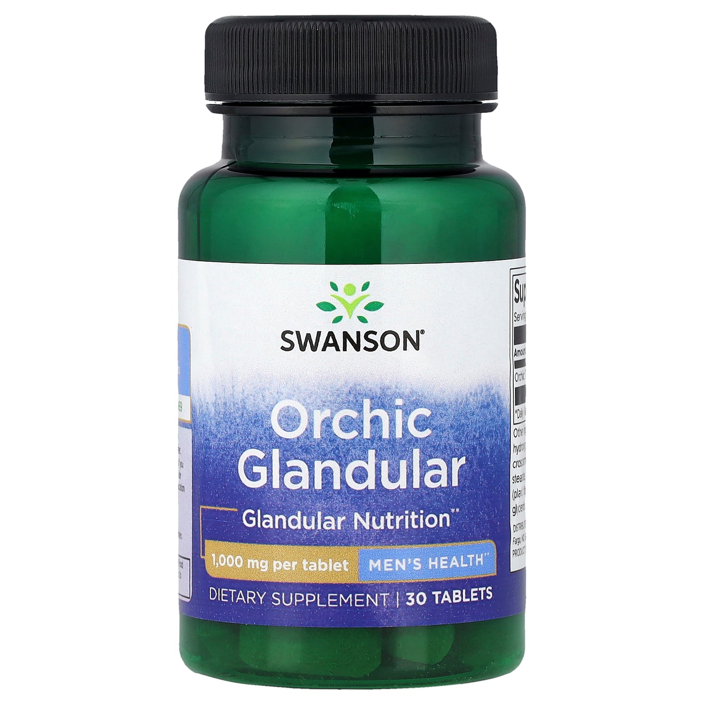 Swanson, Orchic Glandular, Men's Health, 1,000 mg, 30 Tablets