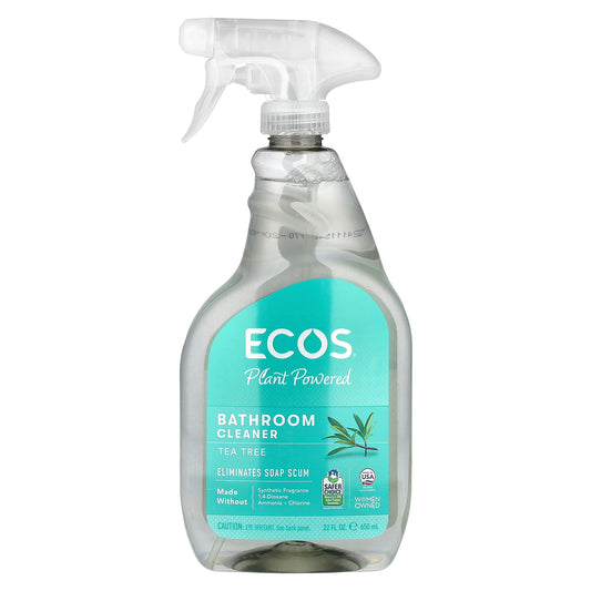 Earth Friendly Products, ECOS®, Bathroom Cleaner, Tea Tree, 22 fl oz (650 ml)