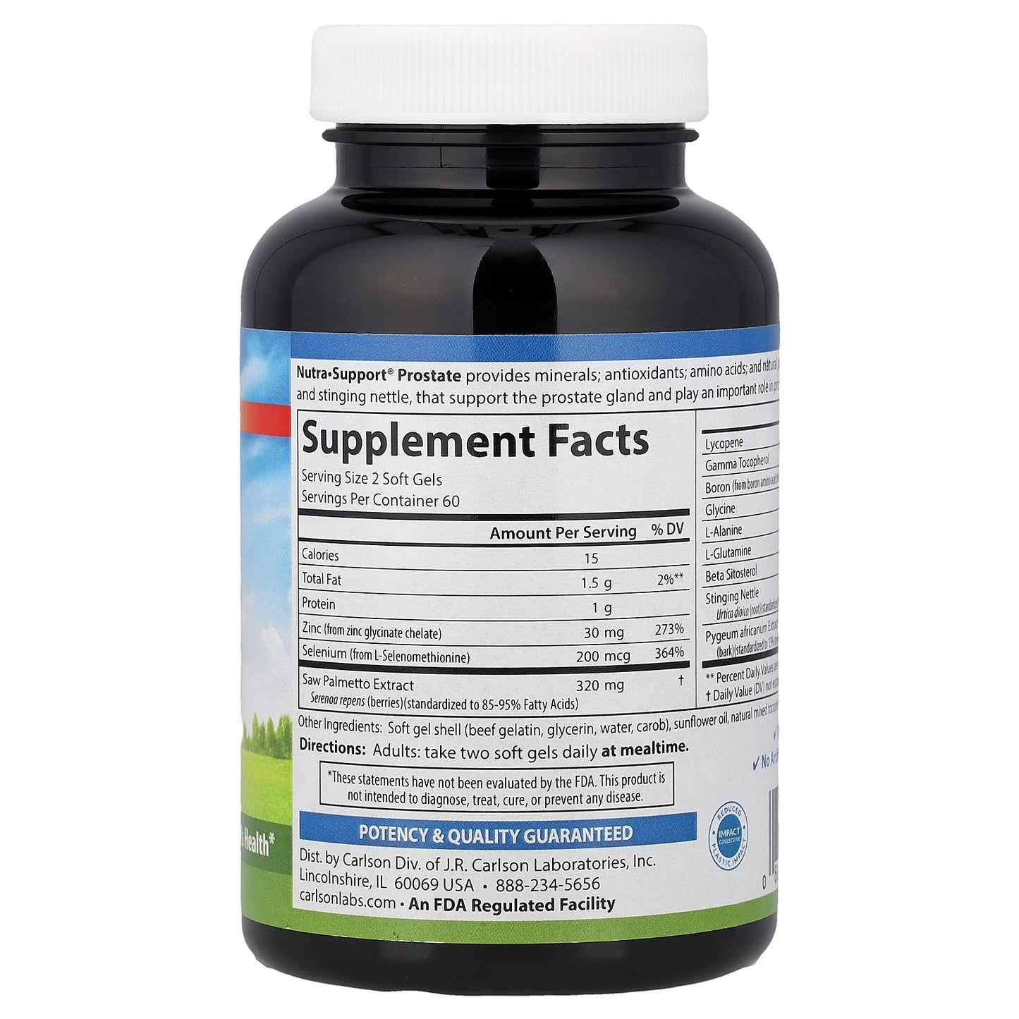 Carlson, Nutra-Support® Prostate, 120 Soft Gels