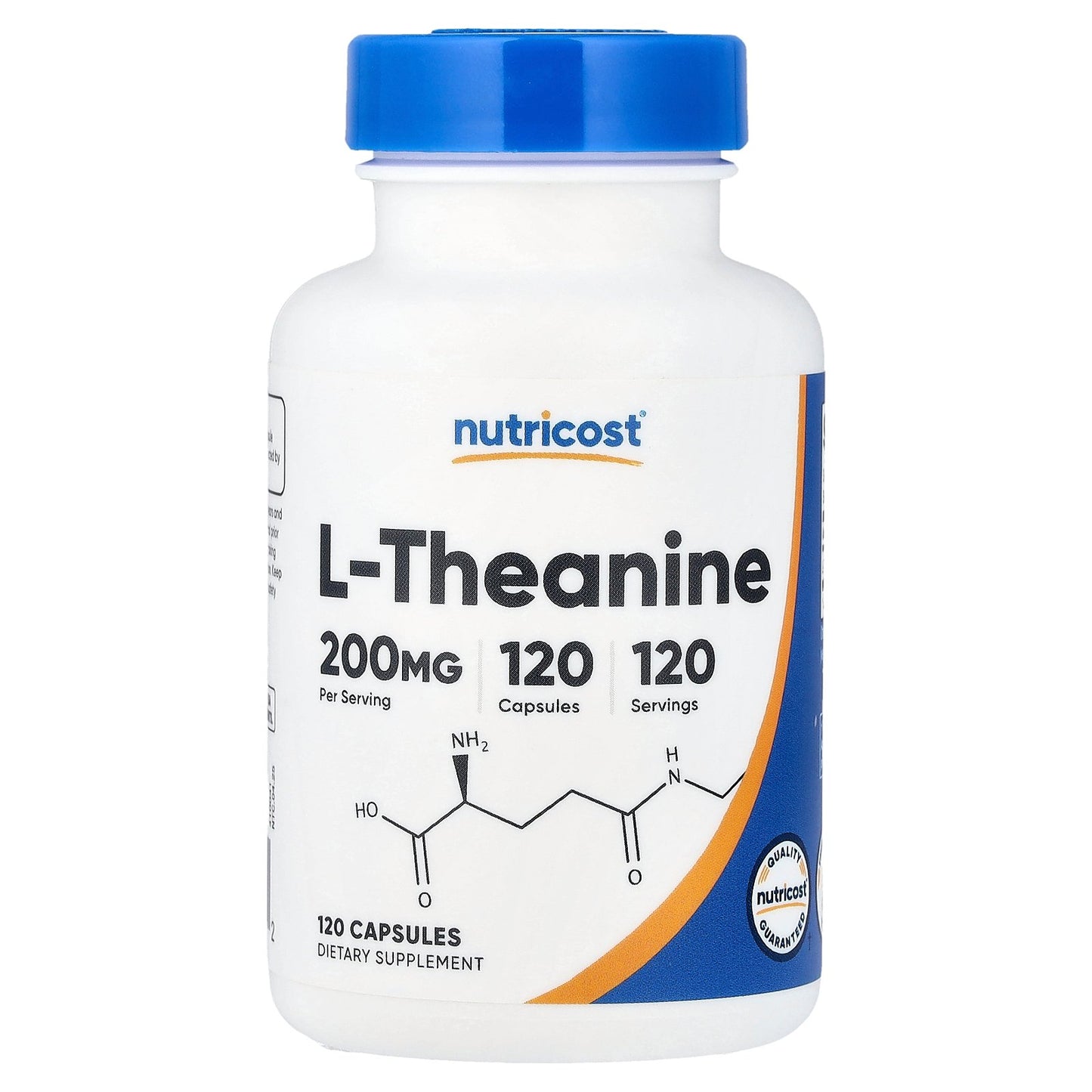 Nutricost, L-Theanine, 200 mg, 120 Capsules