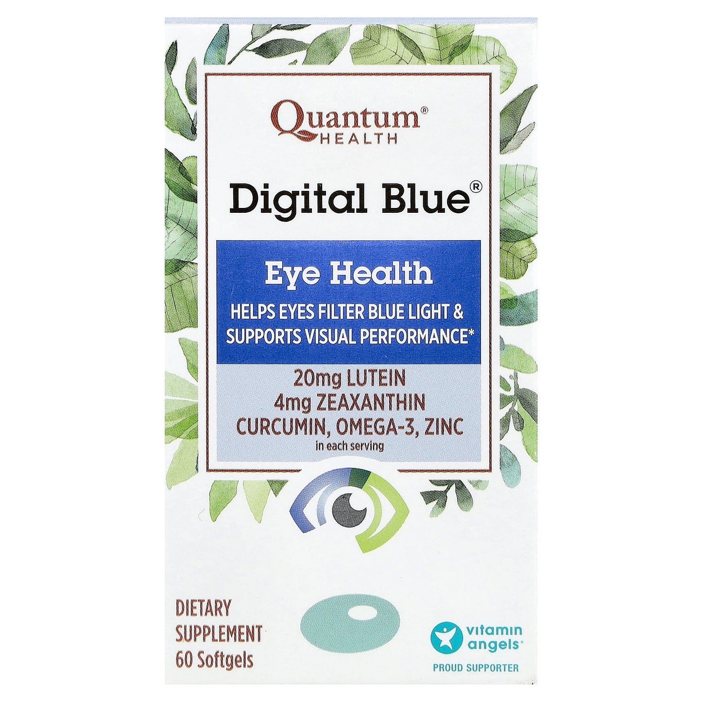 Quantum Health, Digital Blue®, Eye Health, 60 Softgels