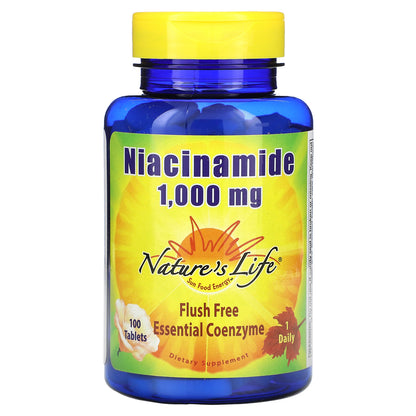 Nature's Life, Niacinamide, 1,000 mg, 100 Tablets