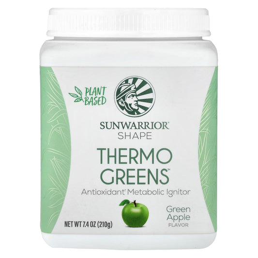 Sunwarrior, Shape, Thermo Greens™, Green Apple, 7.4 oz (210 g)