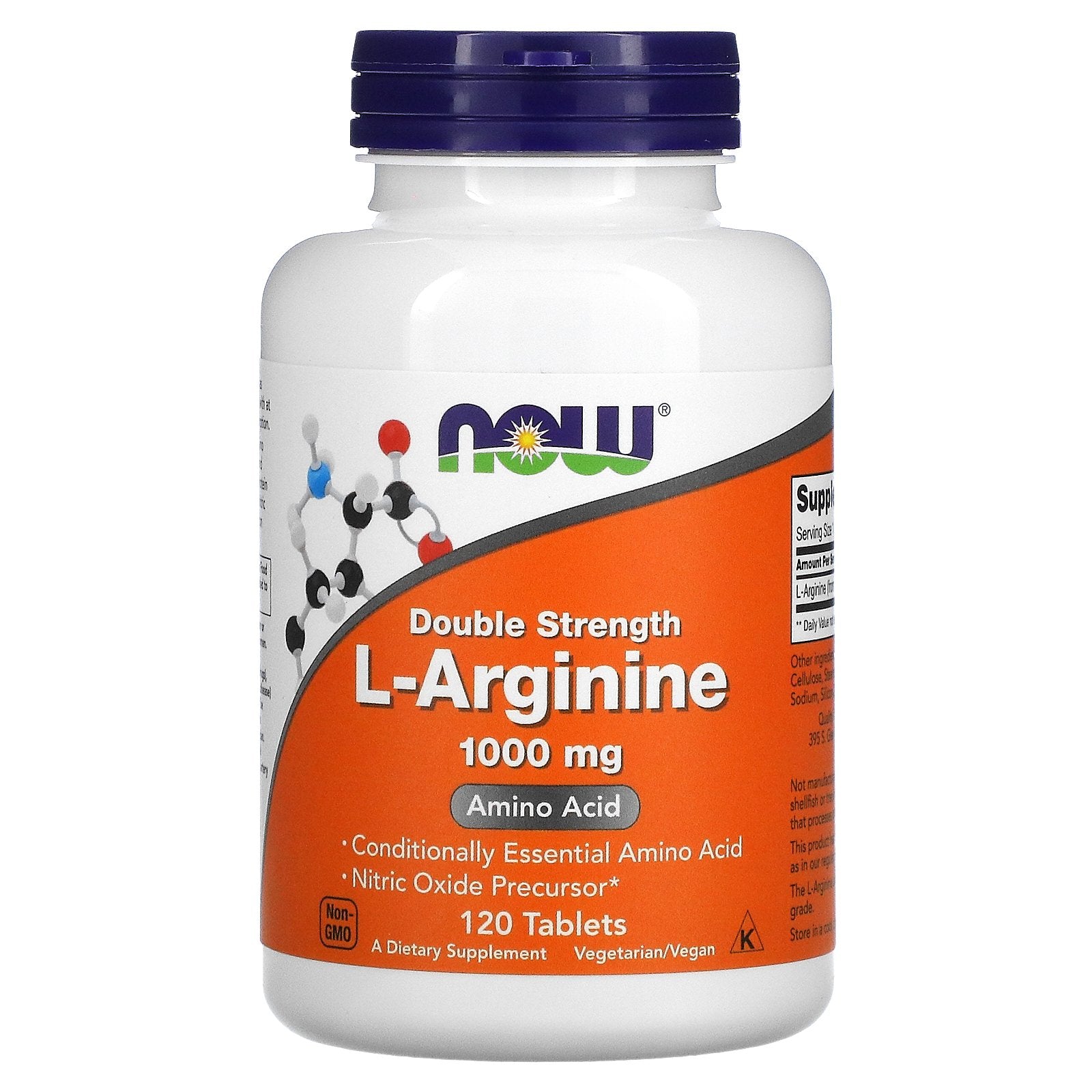 NOW Foods, L-Arginine, 1,000 mg, 120 Tablets