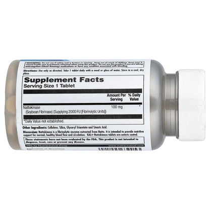 KAL, Nattokinase, 100 mg, 30 Tablets
