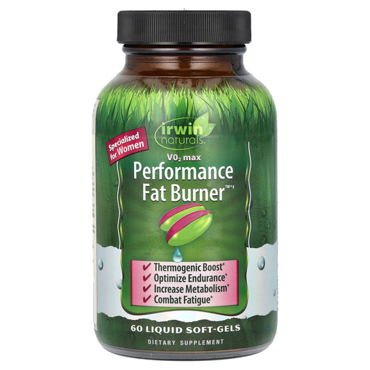 Irwin Naturals, V02 Max, Performance Fat Burner, 60 Liquid Soft-Gels