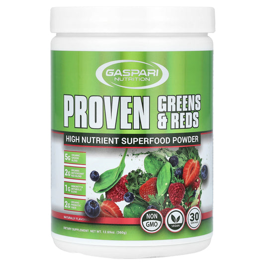 Gaspari Nutrition, Proven Greens & Reds, 12.69 oz (360 g)