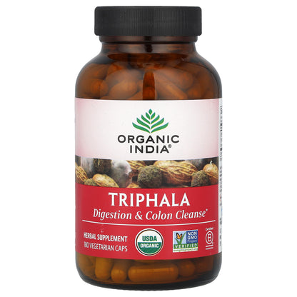 Organic India, Triphala, 180 Vegetarian Caps