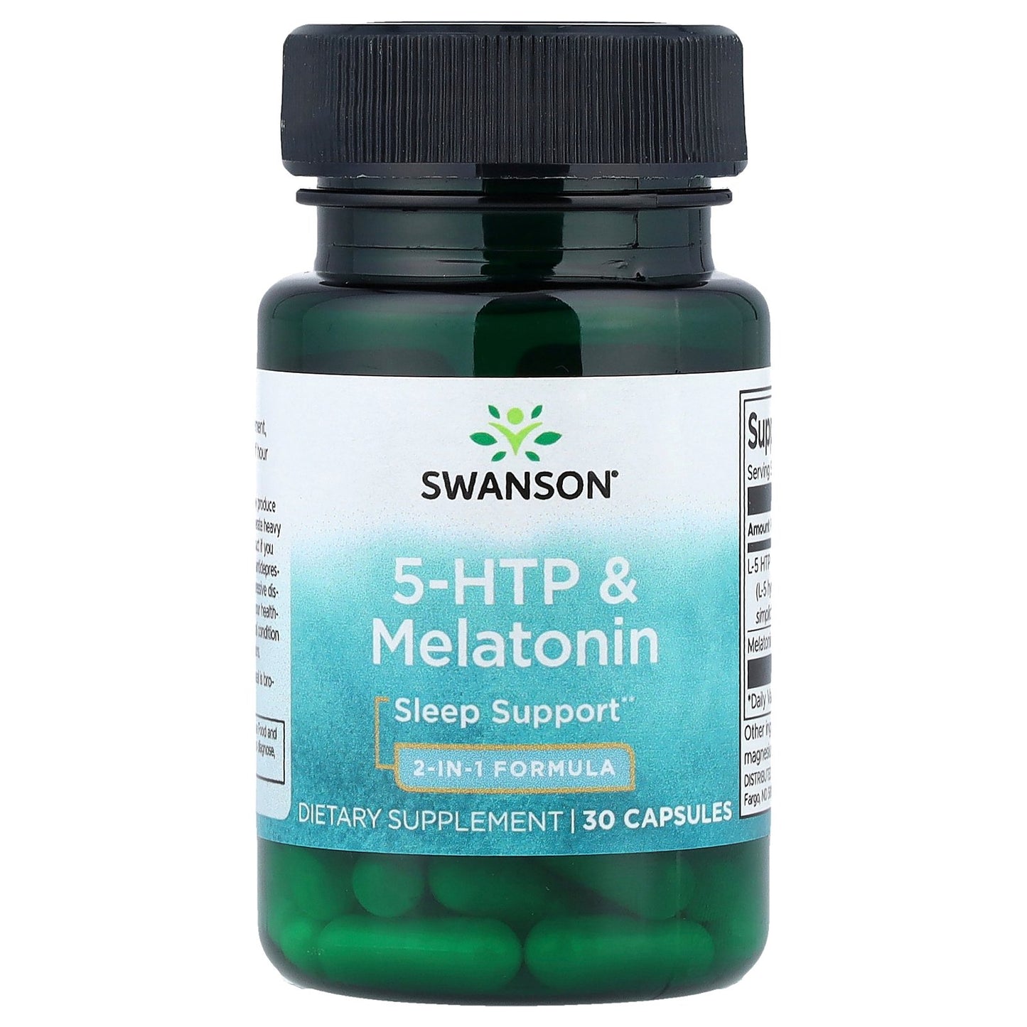 Swanson, 5-HTP & Melatonin, 30 Capsules