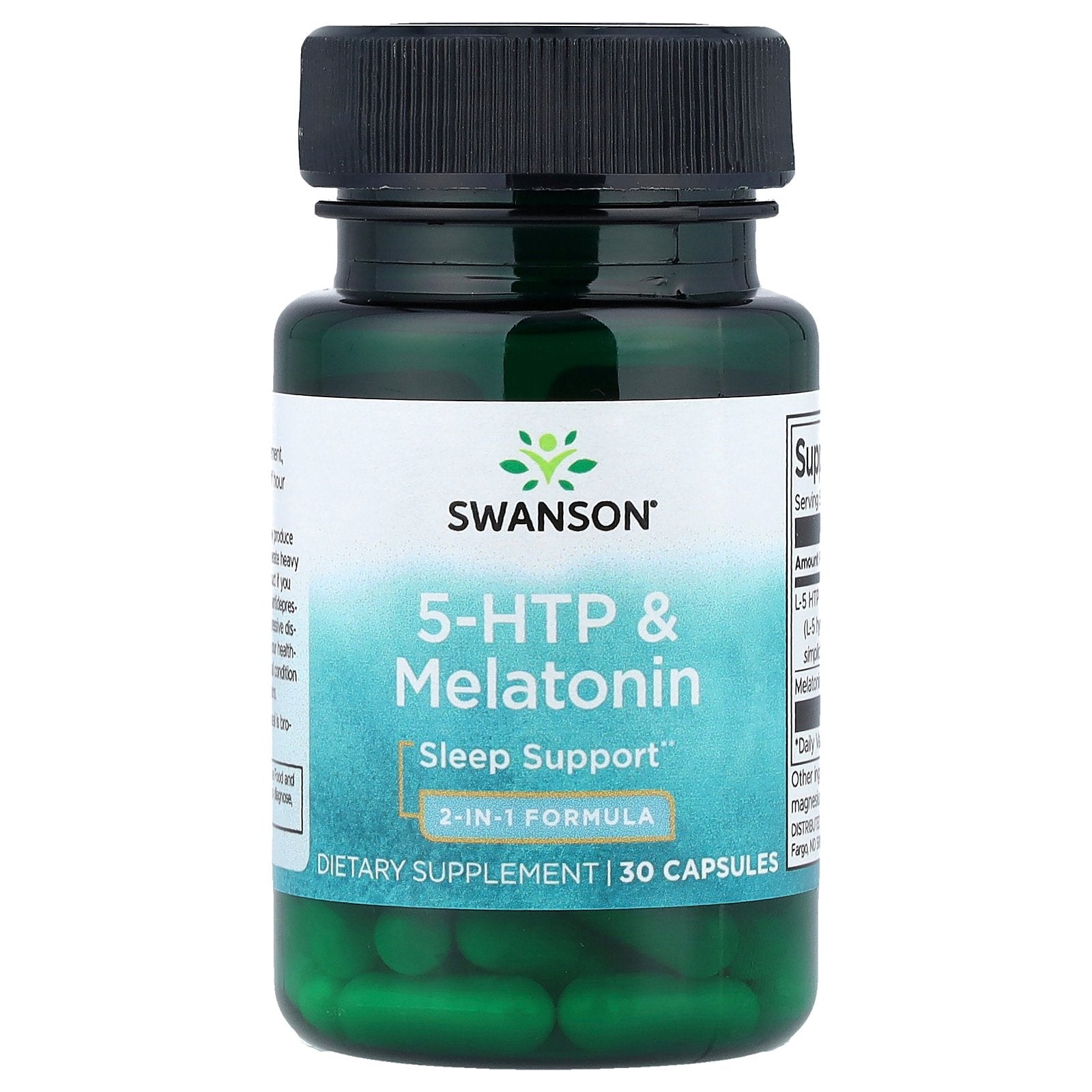 Swanson, 5-HTP & Melatonin, 30 Capsules