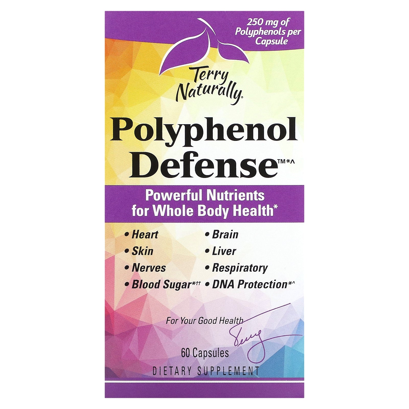 Terry Naturally, Polyphenol Defense, 60 Capsules