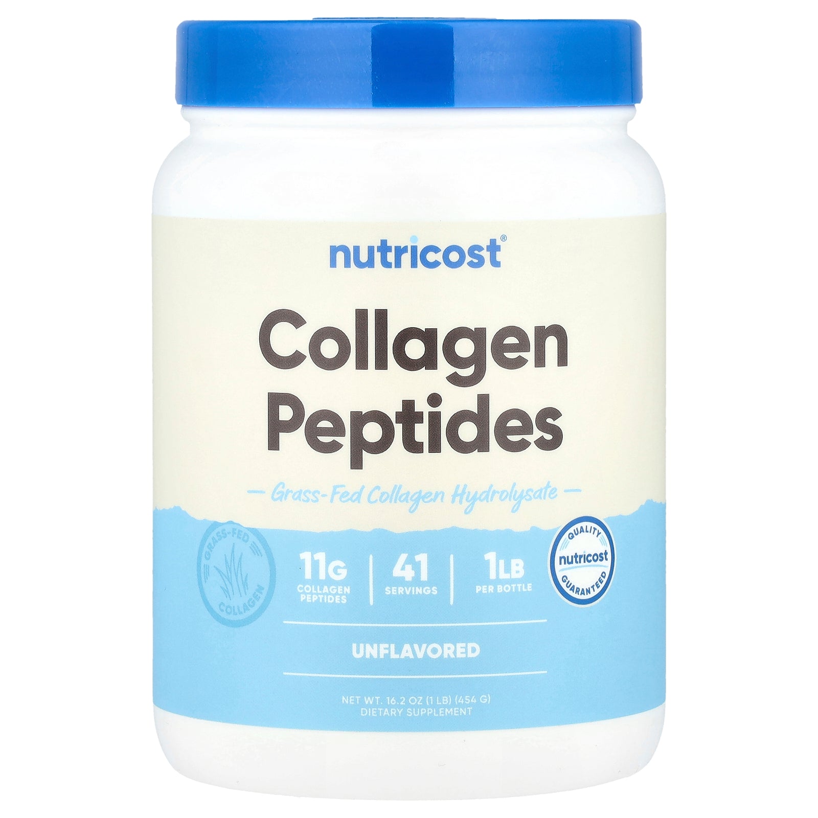 Nutricost, Collagen Peptides, Unflavored, 16.2 oz (454 g)