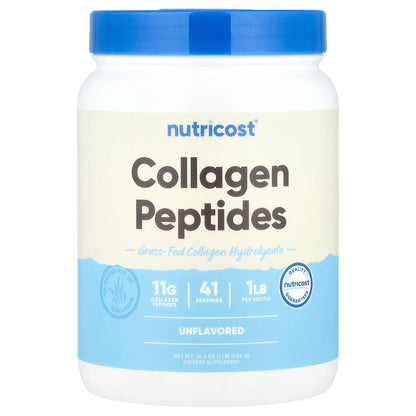 Nutricost, Collagen Peptides, Unflavored, 16.2 oz (454 g)