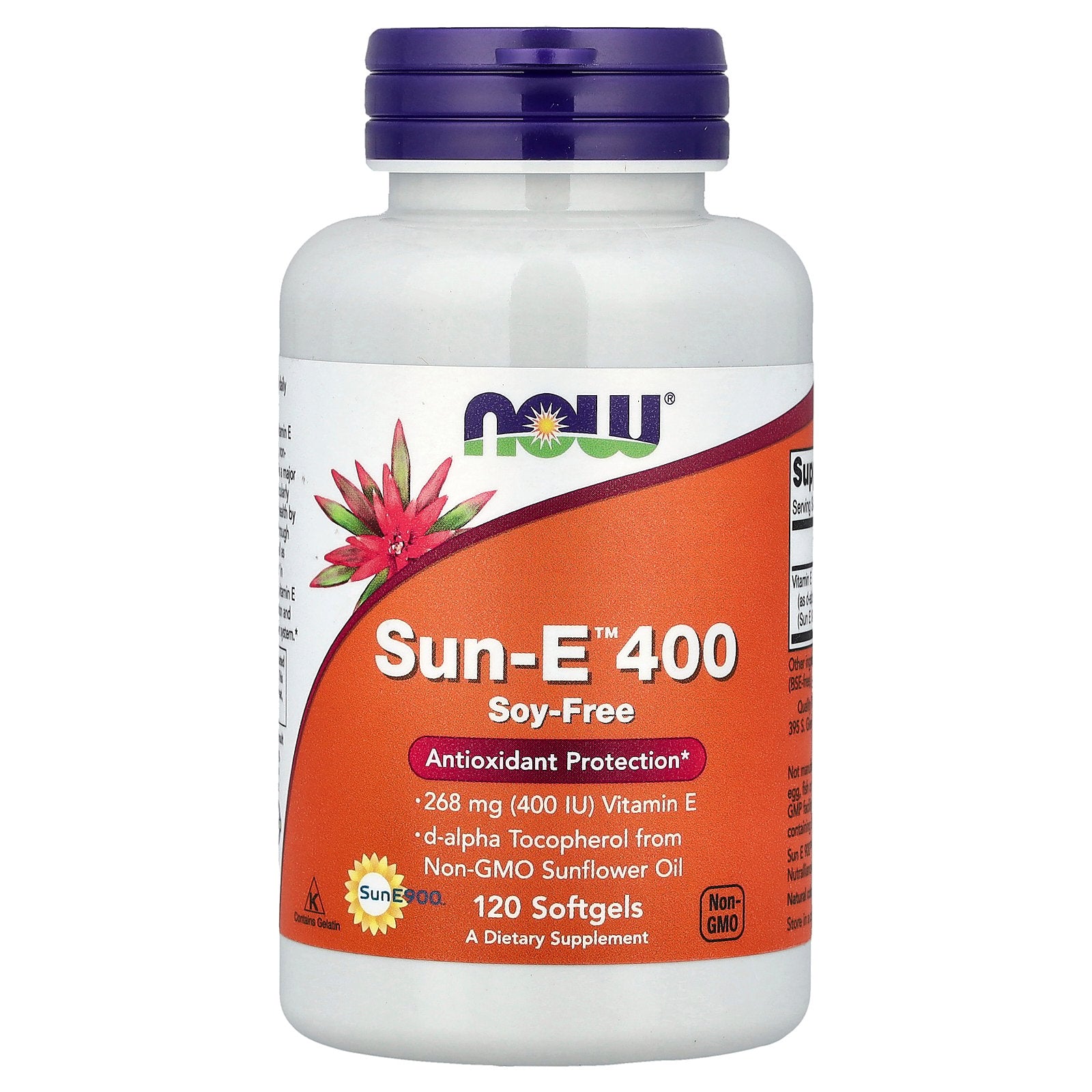NOW Foods, Sun-E™ 400, 268 mg (400 IU), 120 Softgels