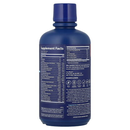 Trace, Multi Vitamin-Mineral, For Men & Women, Tropical Mixed Berry, 30 fl oz (887 ml)