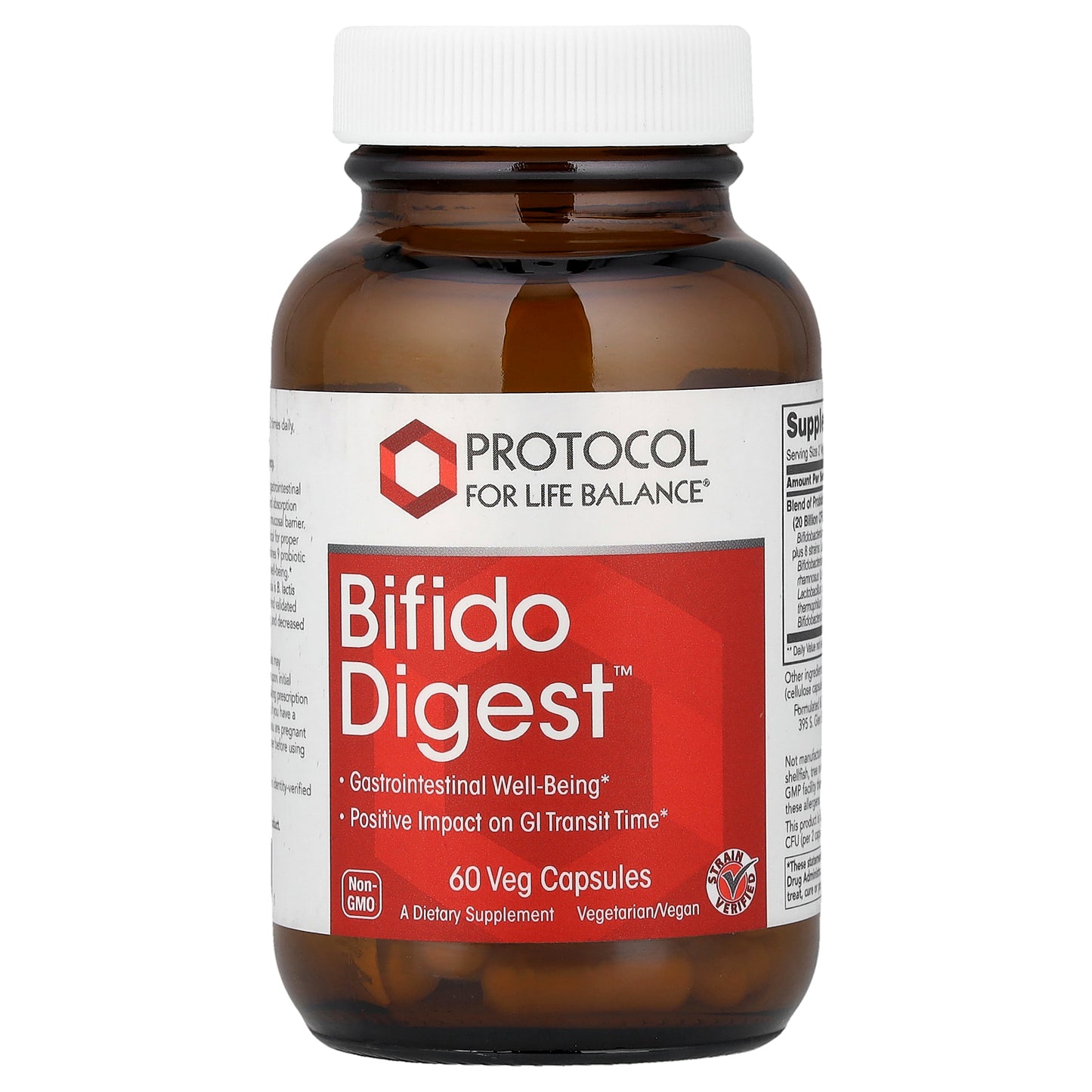 Protocol for Life Balance, Bifido Digest™, 60 Veg Capsules