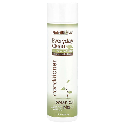 NutriBiotic, Everyday Clean Conditioner, Botanical Blend, For Normal to Oily Hair, 10 fl oz (296 ml)