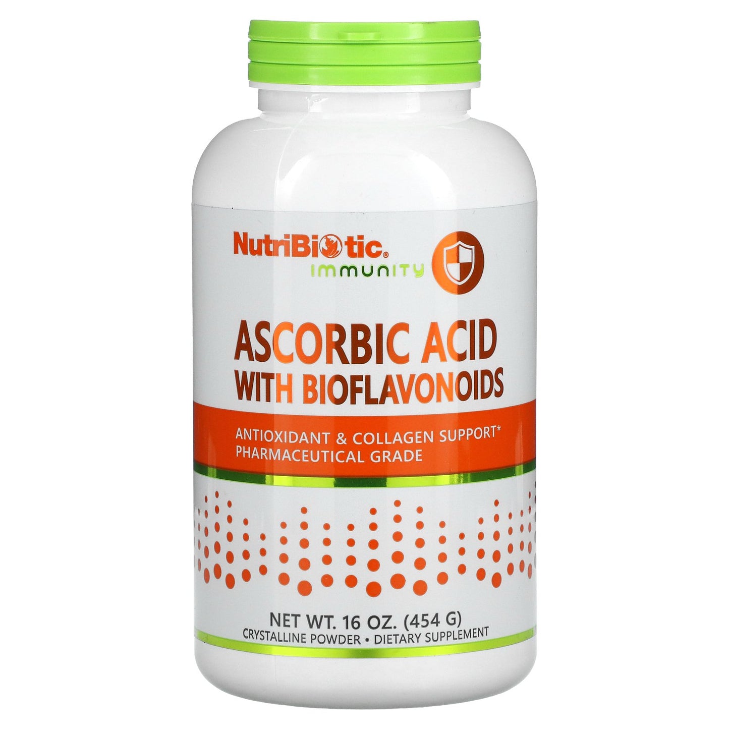 NutriBiotic, Immunity, Ascorbic Acid with Bioflavonoids, Crystalline Powder, 16 oz (454 g)