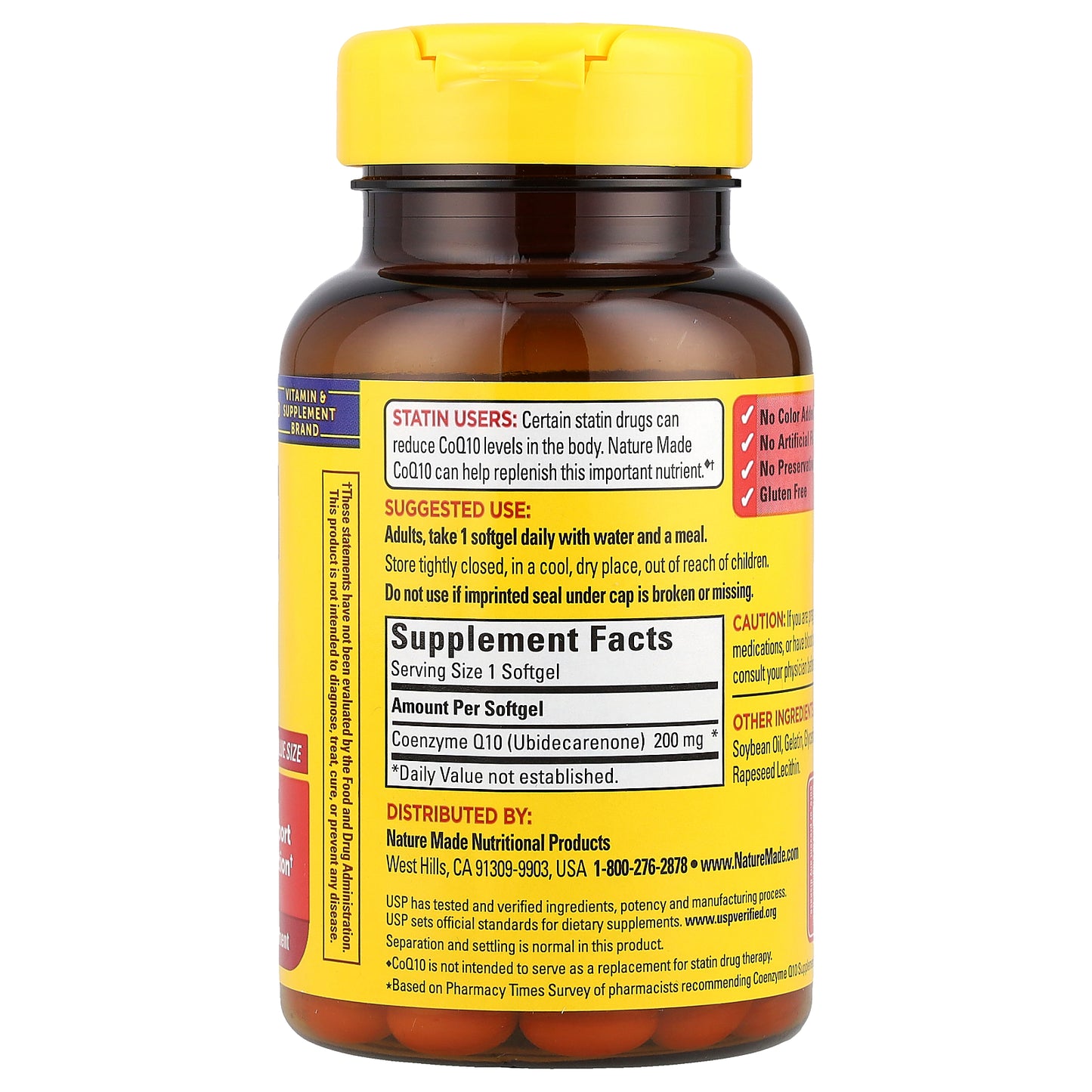 Nature Made, CoQ10, 200 mg, 80 Softgels