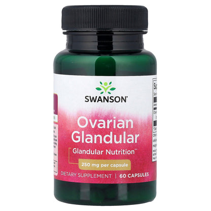 Swanson, Ovarian Glandular, 250 mg, 60 Capsules
