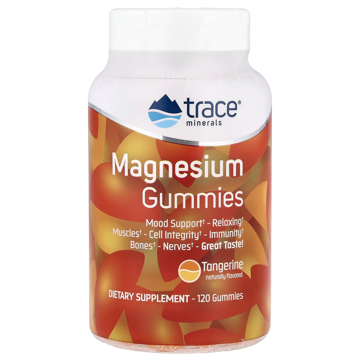 Trace, Magnesium Gummies, Tangerine, 120 Gummies