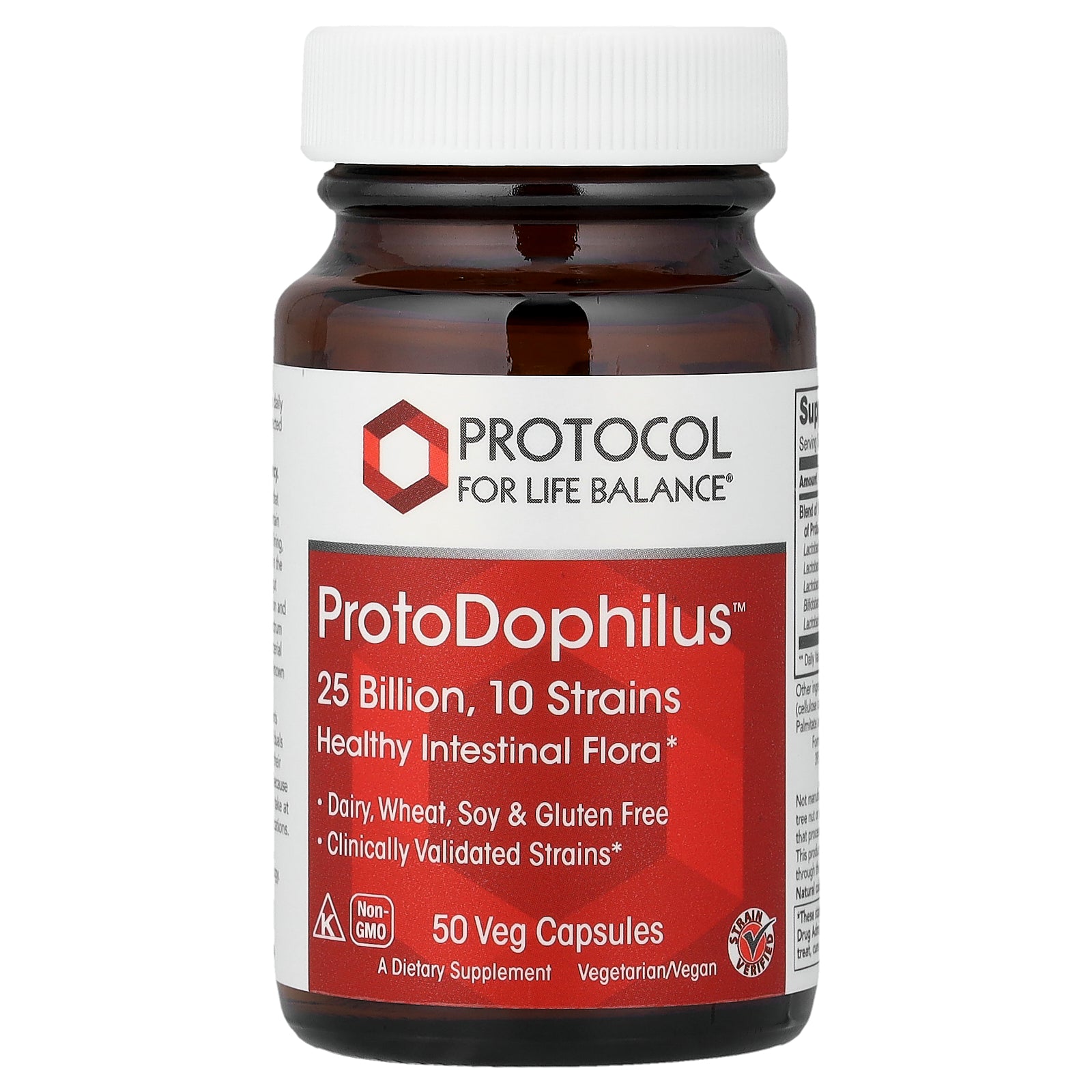 Protocol for Life Balance, ProtoDophilus™, 25 Billion, 50 Veg Capsules