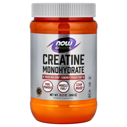 NOW Foods, Sports, Creatine Monohydrate, 21.2 oz (600 g)