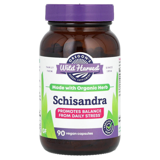 Oregon's Wild Harvest, Schisandra, 90 Vegan Capsules