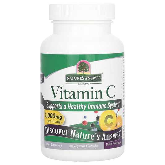 Nature's Answer, Vitamin C, 1,000 mg, 100 Vegetarian Capsules