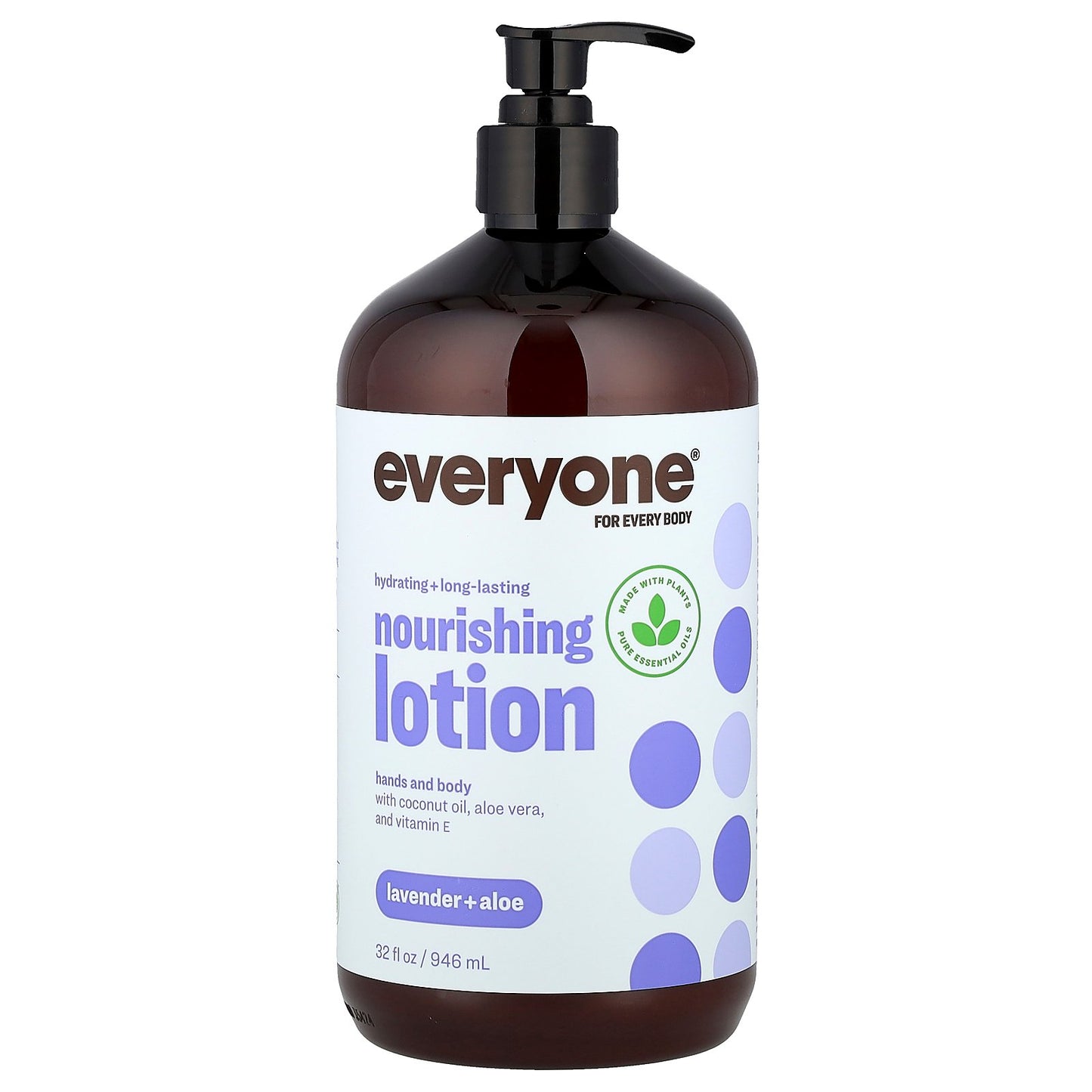 Everyone, Nourishing Lotion, Lavender + Aloe, 32 fl oz (946 ml)