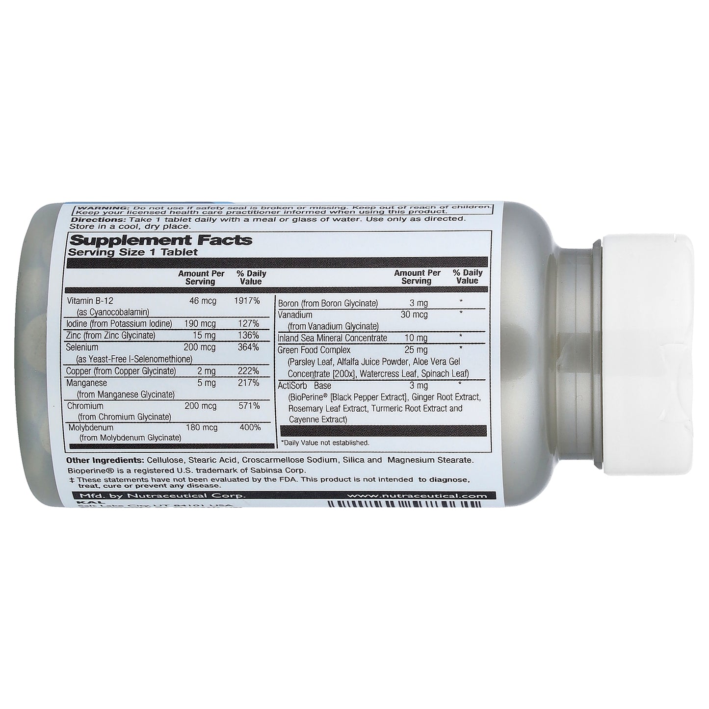 KAL, Trace Minerals, 30 Tablets