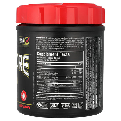 ALLMAX, AMINOCORE™ BCAA, Fruit Punch, 2.1 lbs (945 g)