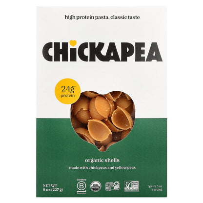 Chickapea, Organic Shells, 8 oz (227 g)