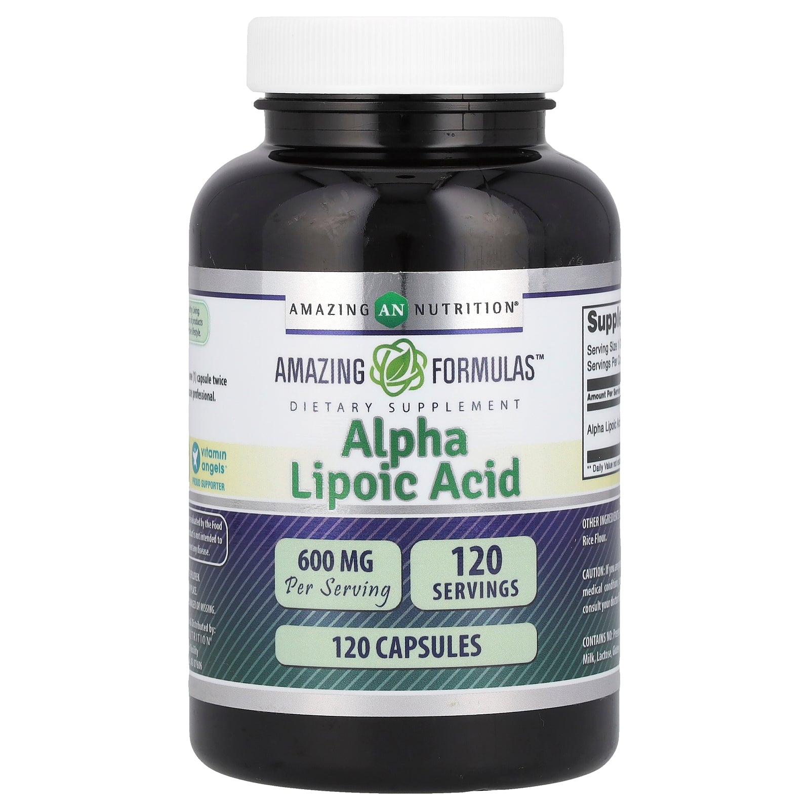 Amazing Nutrition,  Alpha Lipoic Acid, 600 mg, 120 Capsules