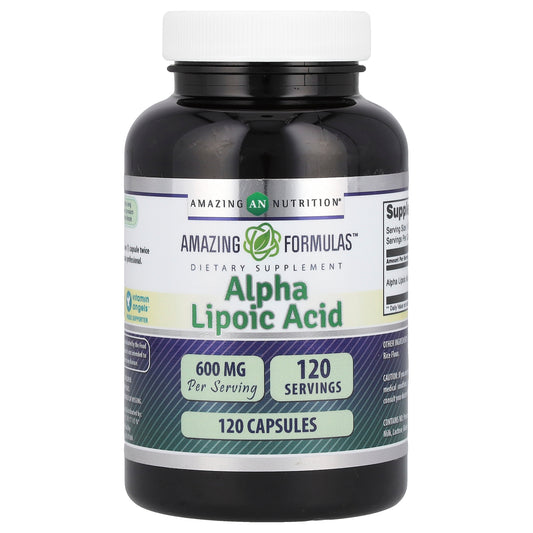 Amazing Nutrition,  Alpha Lipoic Acid, 600 mg, 120 Capsules