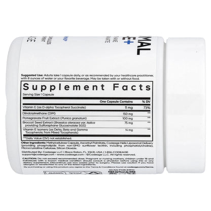 Codeage, Liposomal DIM-E+, 120 Vegetable Capsules