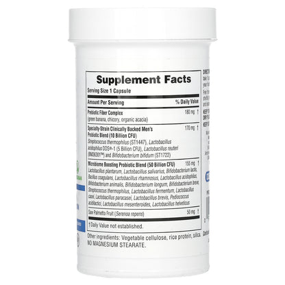 NaturesPlus, GI Natural, Probiotic Men, 60 Billion CFU, 30 Capsules