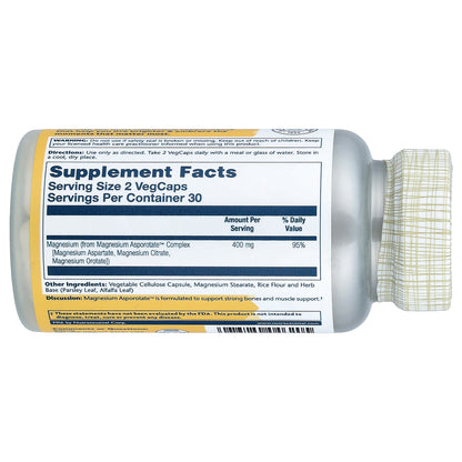Solaray, Magnesium Asporotate™, 60 VegCaps (200 mg per Capsule)