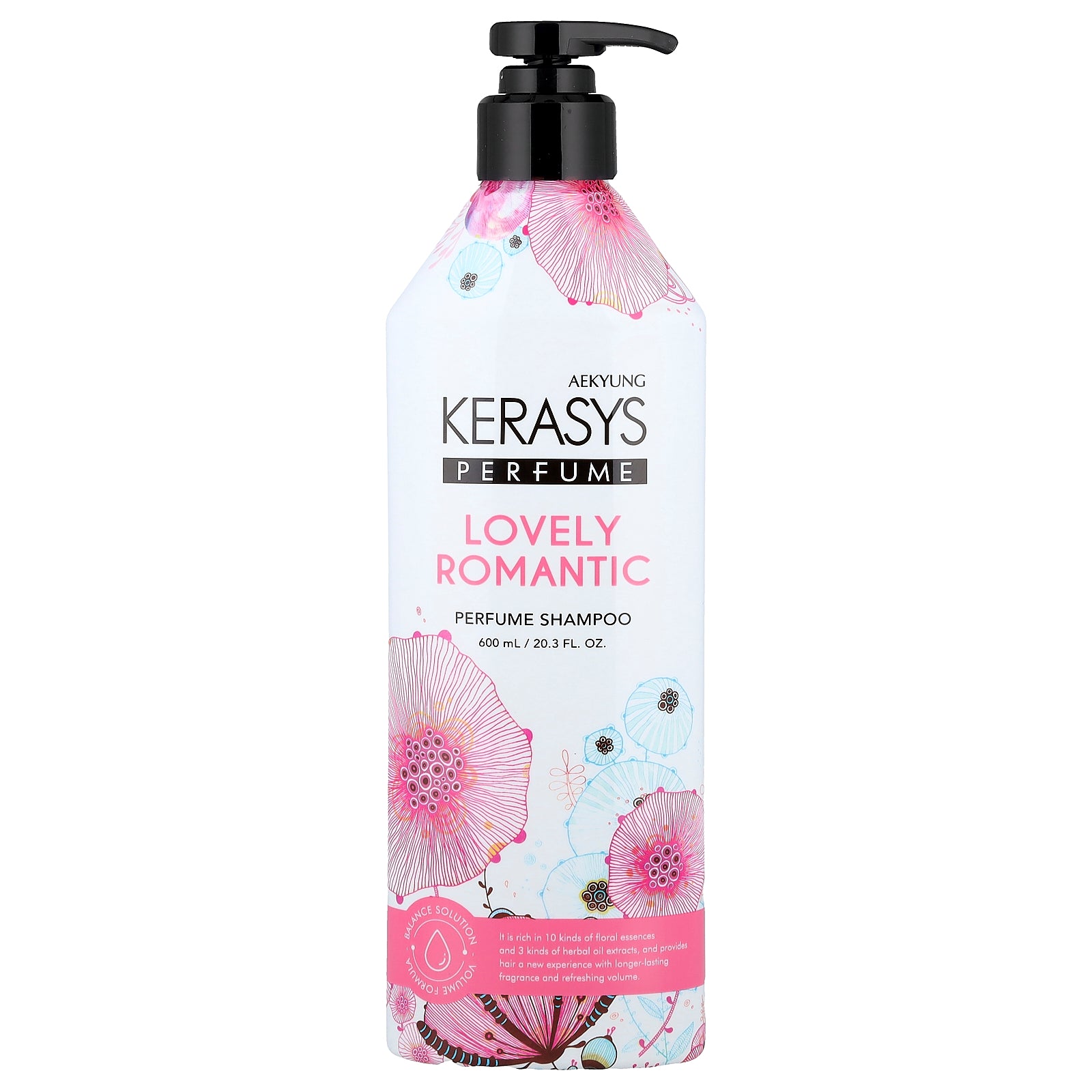 Kerasys, Lovely Romantic Perfume Shampoo, 20.3 fl oz (600 ml)