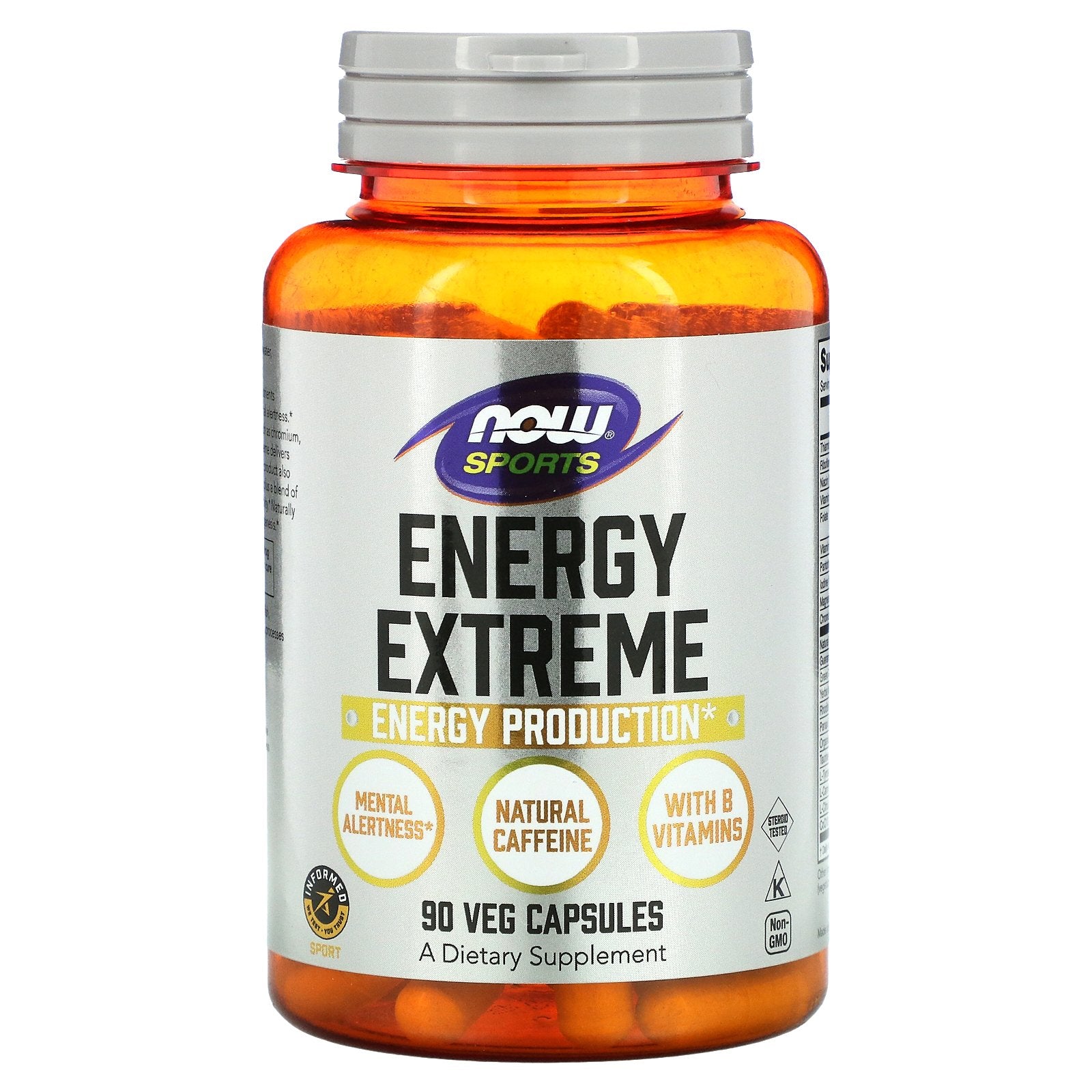 NOW Foods, Sports, Energy Extreme, 90 Veg Capsules