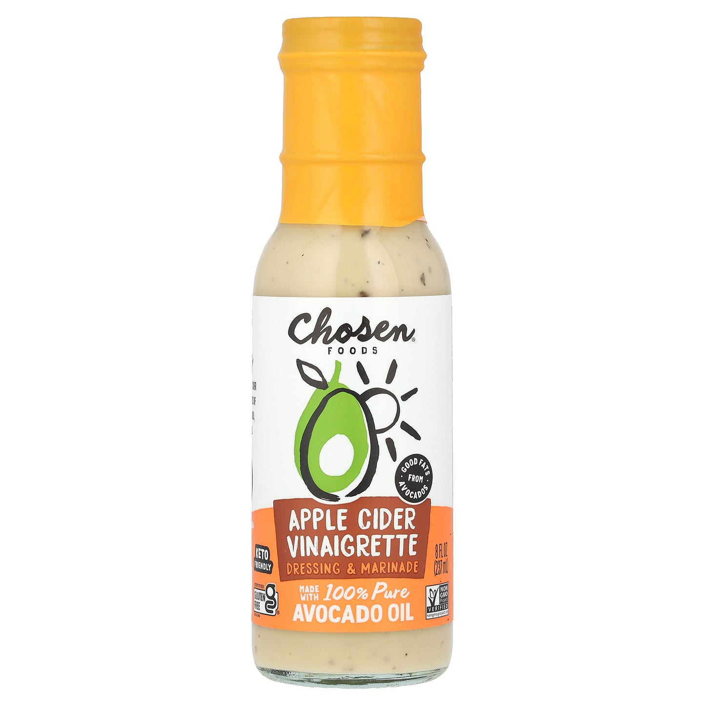 Chosen Foods, Apple Cider Vinaigrette Dressing & Marinade, 8 fl oz (237 ml)