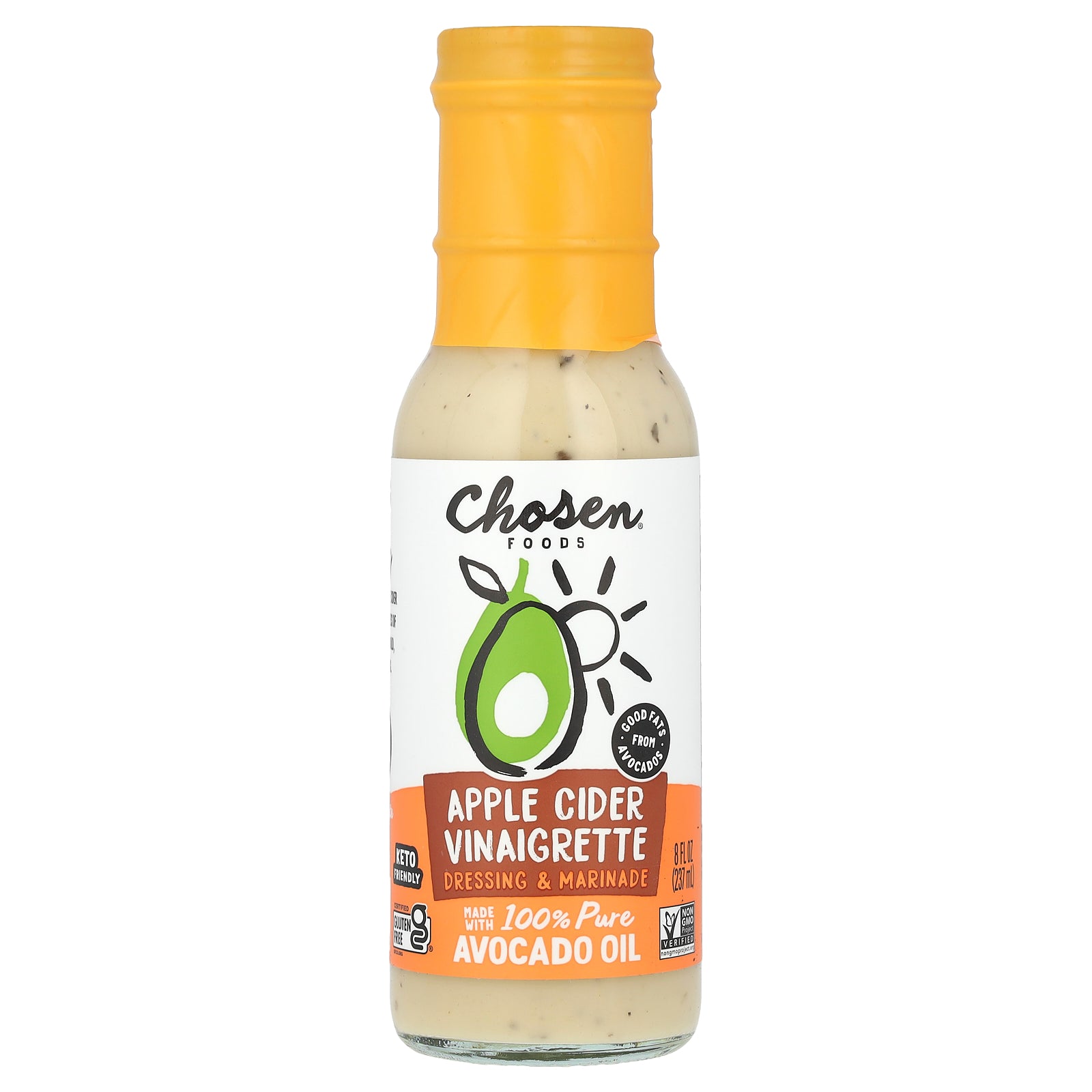 Chosen Foods, Apple Cider Vinaigrette Dressing & Marinade, 8 fl oz (237 ml)