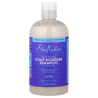 SheaMoisture, Scalp Moisture Shampoo, Aloe Butter, 13 fl oz (384 ml)