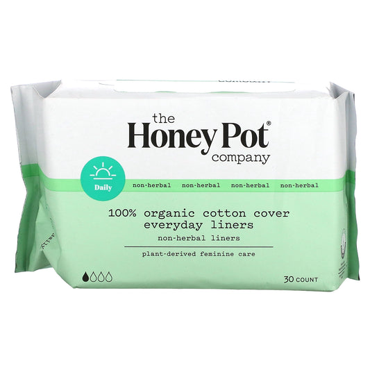 The Honey Pot Company, Organic Everyday Non-Herbal Liners,  30 Count