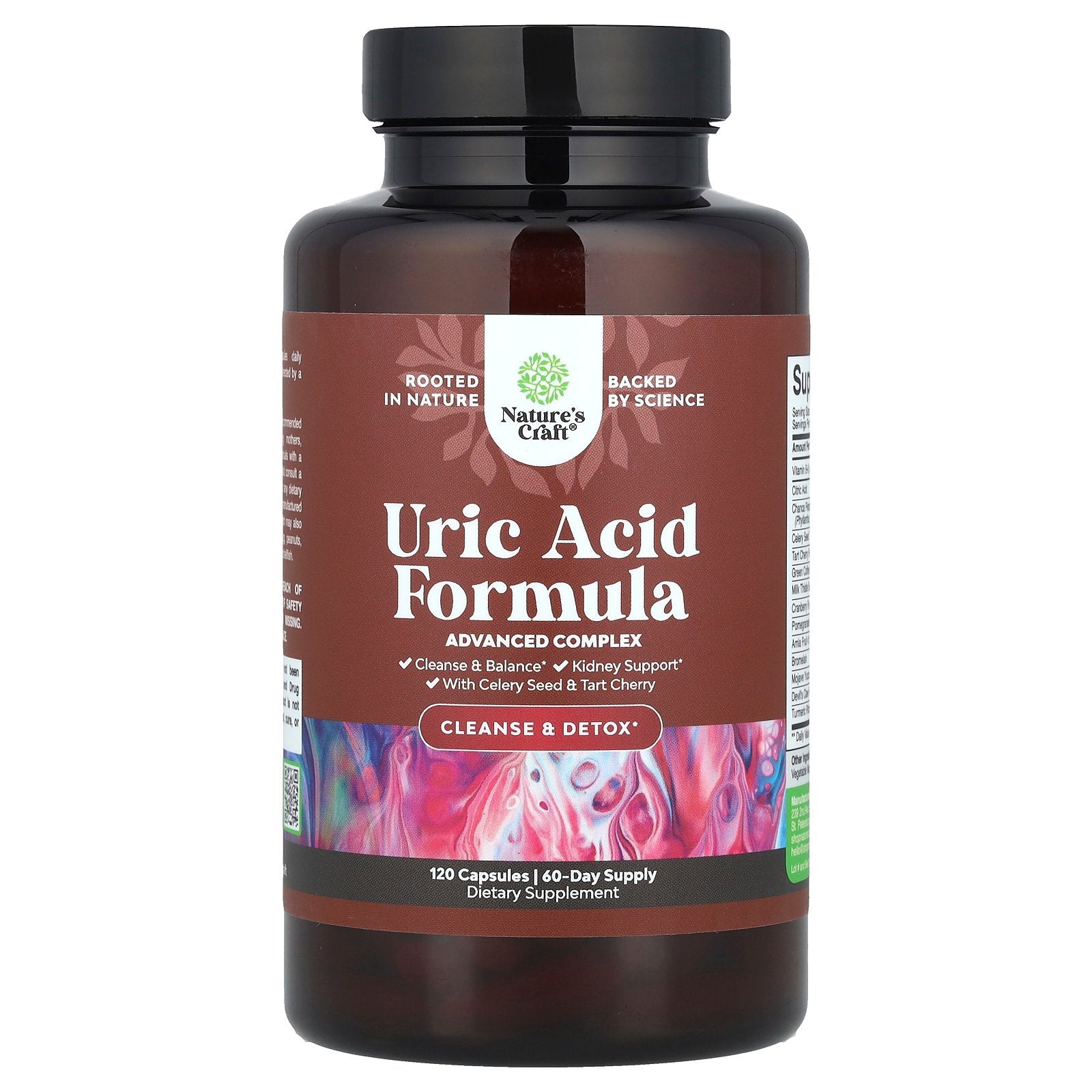 Nature's Craft, Uric Acid Formula, 120 Capsules