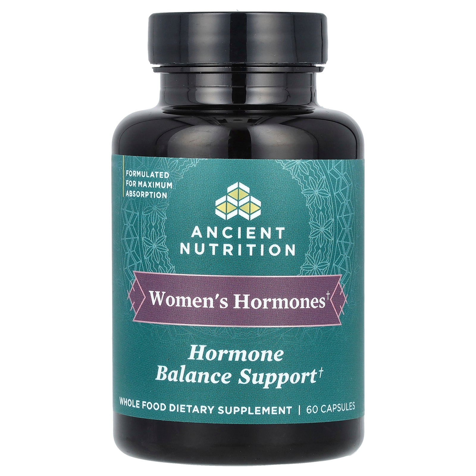 Ancient Nutrition, Women's Hormones, Hormone Balance Support, 60 Capsules